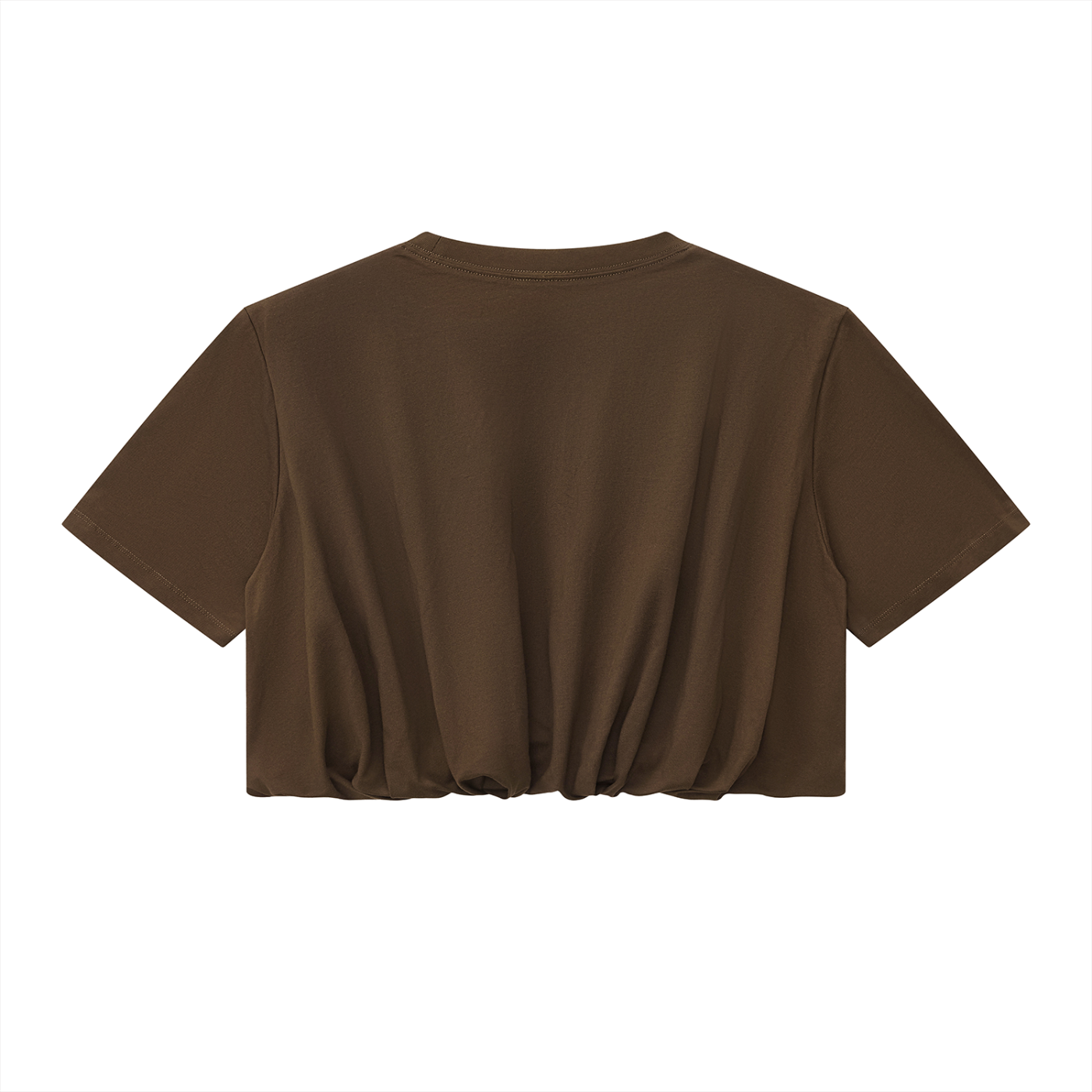 Ethereal Women’s Crop Bubble Hem T-Shirt