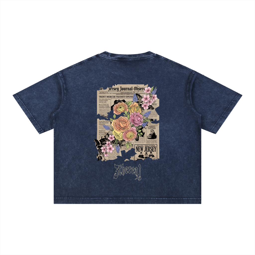 Ethereal Flower NewPaper T-Shirt