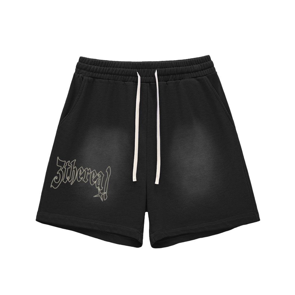 Ethereal Sun Fade Raw Shorts