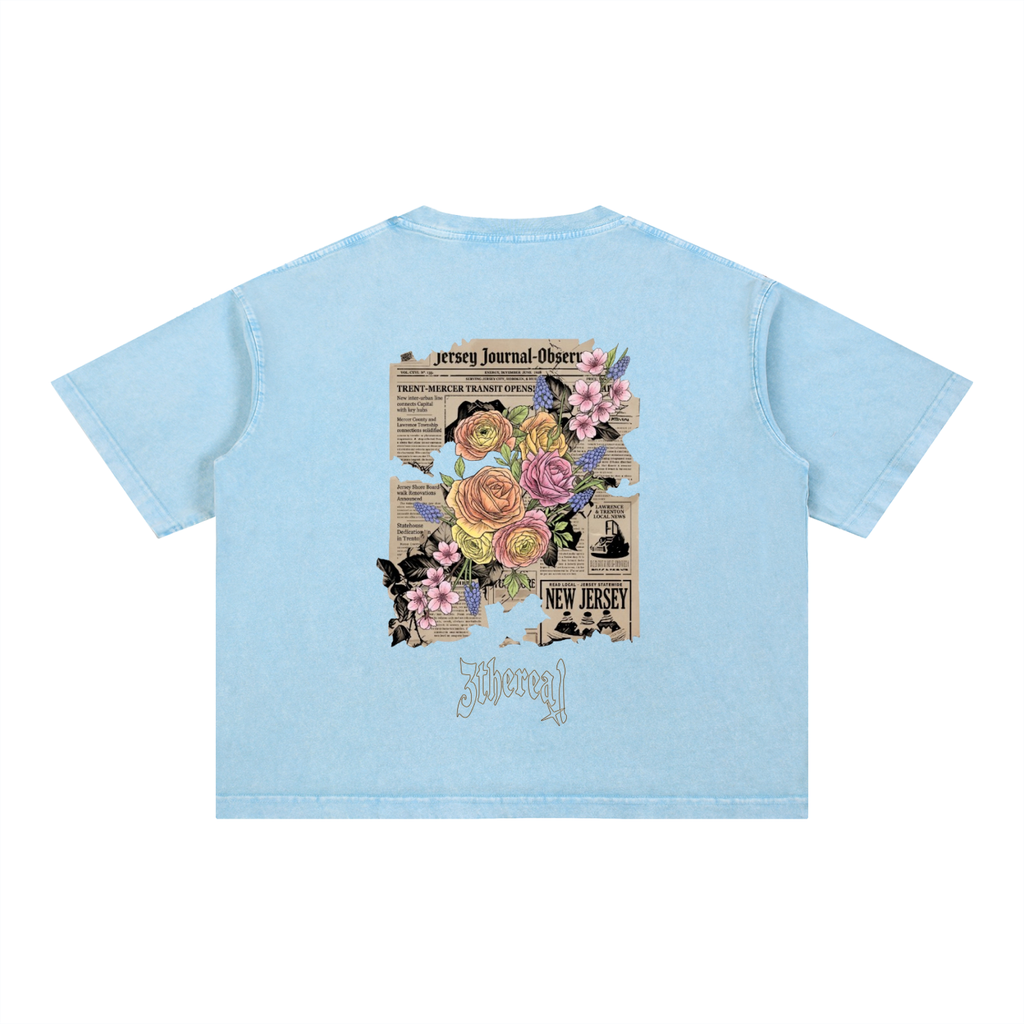 Ethereal Flower NewPaper T-Shirt