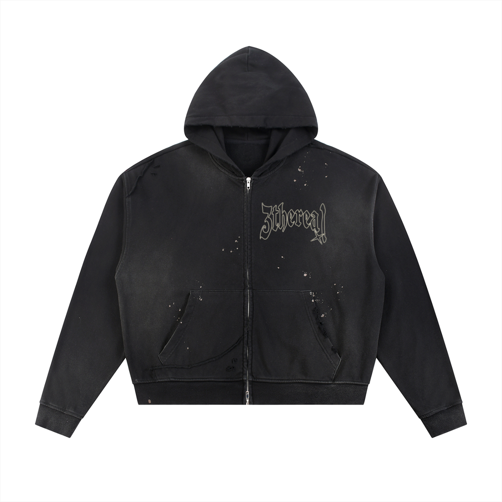 Ethereal Graphic Rose Jacket