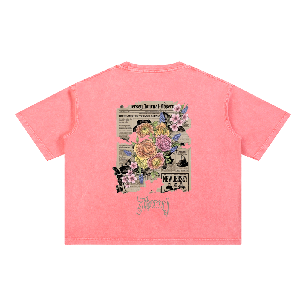 Ethereal Flower NewPaper T-Shirt