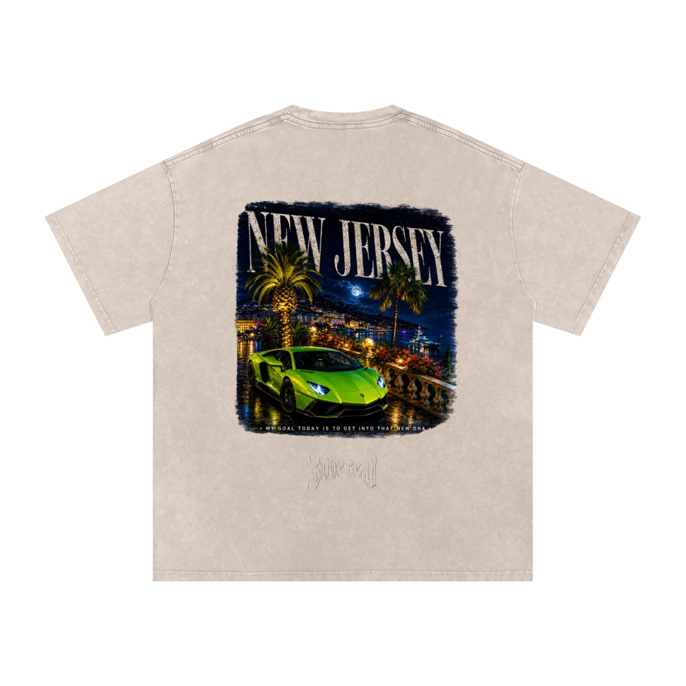 Ethereal Snow Washed New Jersey T-Shirt