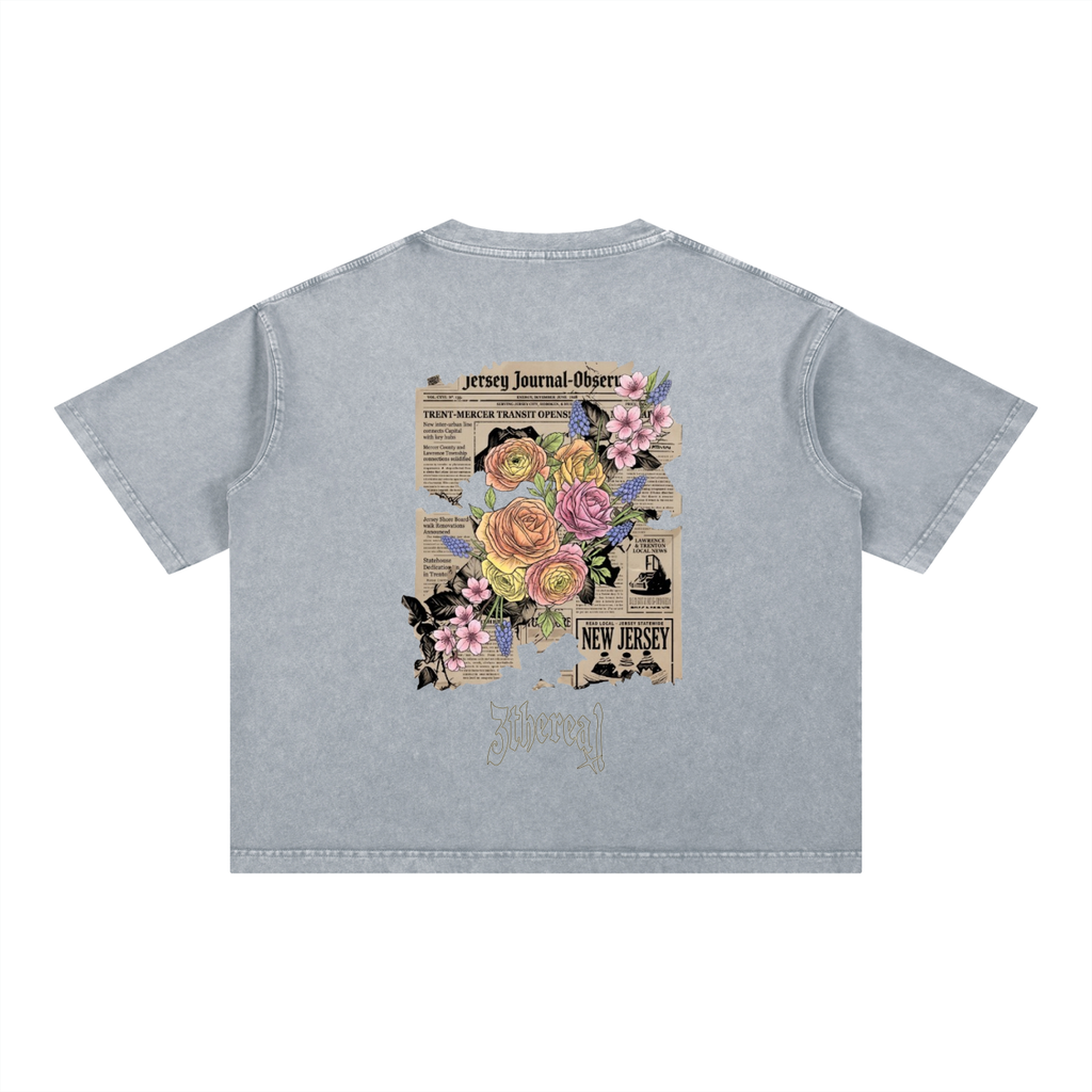 Ethereal Flower NewPaper T-Shirt