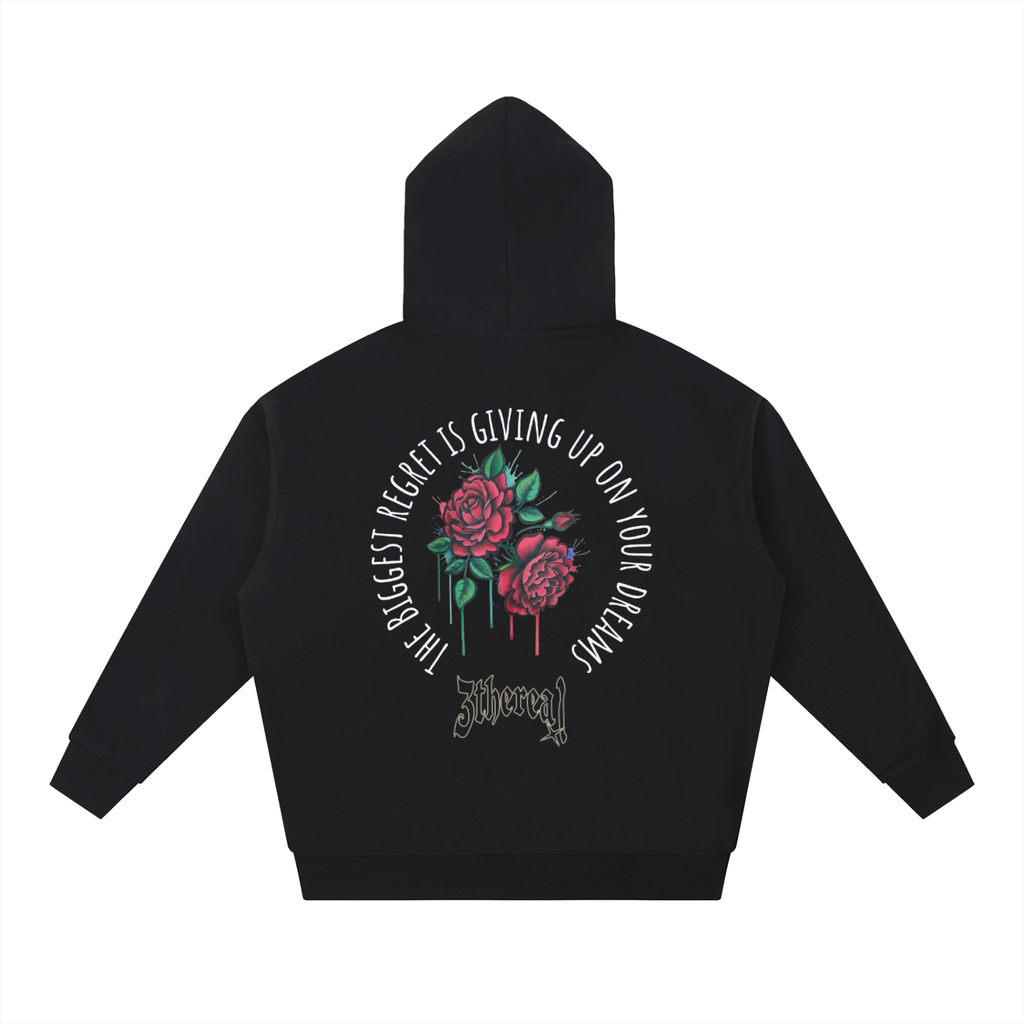 Ethereal Graphic Rose Hoodie