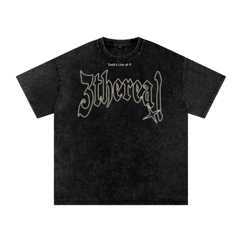 Ethereal Snow Washed T-Shirt (Collab Teeb's Live At 9)
